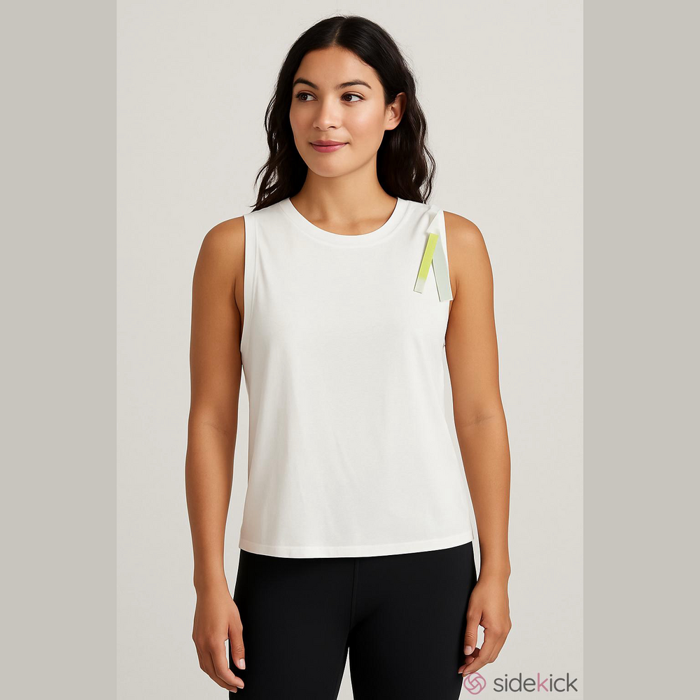 White Sleeveless Women's Top